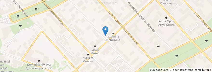 Mapa de ubicacion de Аптека 24 часа en روسيا, Дальневосточный Федеральный Округ, خاباروفسك كراي, Городской Округ Хабаровск.