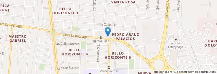 Mapa de ubicacion de Centro Dental Dra. Sagrario Murillo en Nicaragua, Departamento De Managua, Managua (Municipio).