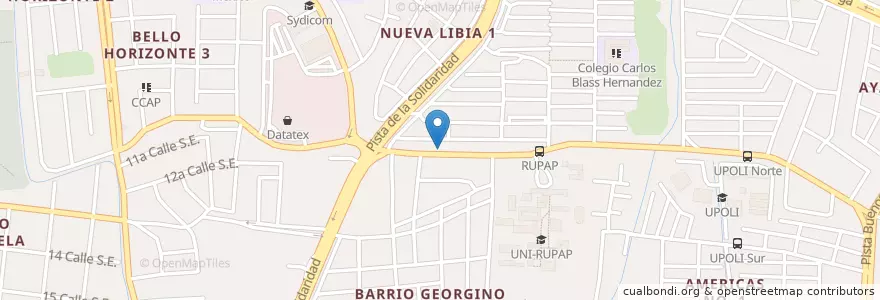 Mapa de ubicacion de Farmacia La Vid en نيكاراجوا, Departamento De Managua, Managua (Municipio).