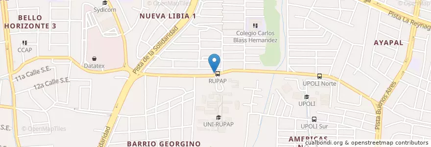 Mapa de ubicacion de Fotos Impresión Cyber en Никарагуа, Departamento De Managua, Managua (Municipio).