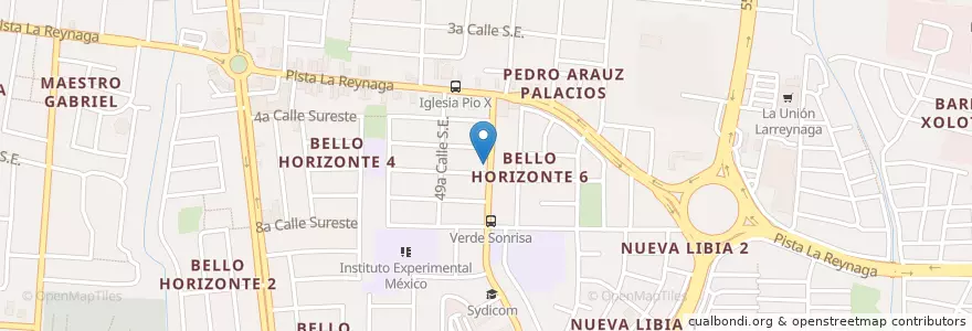 Mapa de ubicacion de Zenkell's Pit Shop Bar and Grill en Nicaragua, Departamento De Managua, Managua (Municipio).