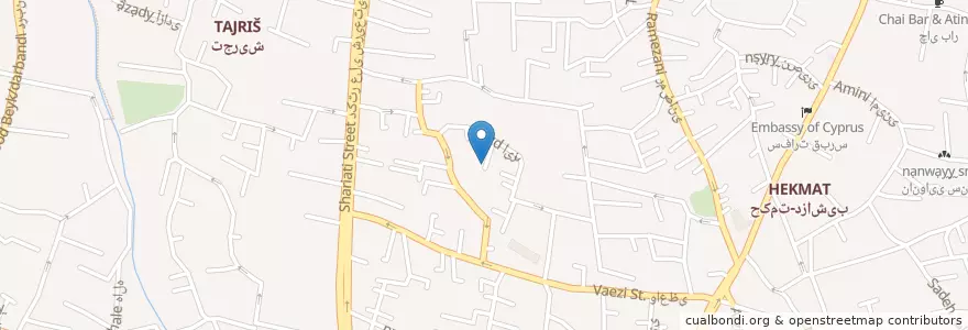 Mapa de ubicacion de خونه en Irão, Teerã, شهرستان شمیرانات, Teerã, بخش رودبار قصران.