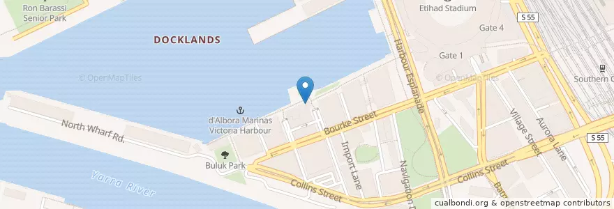 Mapa de ubicacion de View Docklands en Australia, Victoria, City Of Melbourne.