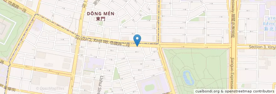Mapa de ubicacion de 永唐四面佛 en 台湾, 新北市, 台北市, 大安区.