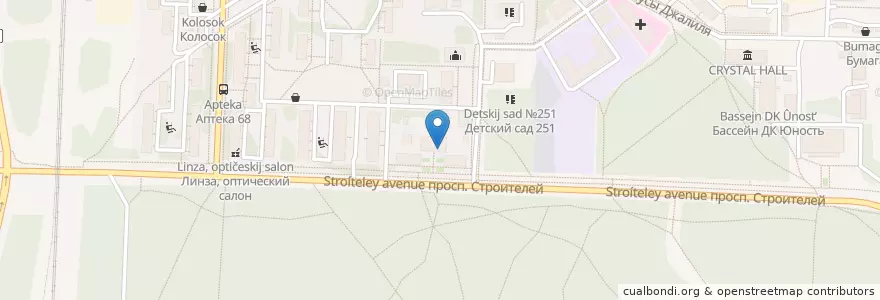 Mapa de ubicacion de ВТБ en ロシア, シベリア連邦管区, ノヴォシビルスク州, ノヴォシビルスク管区.
