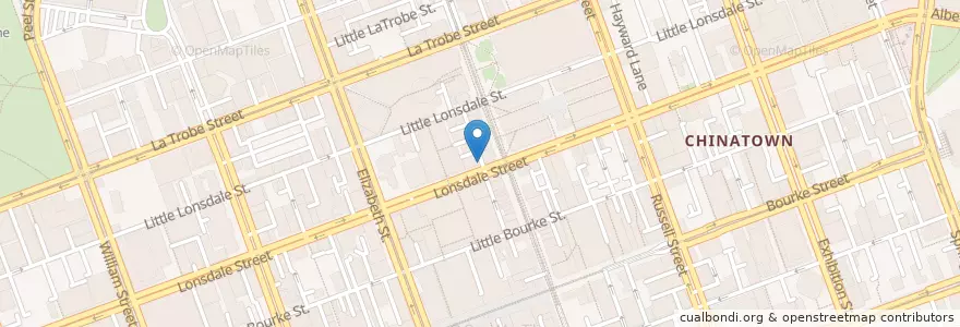 Mapa de ubicacion de Lt Nic en Australië, Victoria, City Of Melbourne.