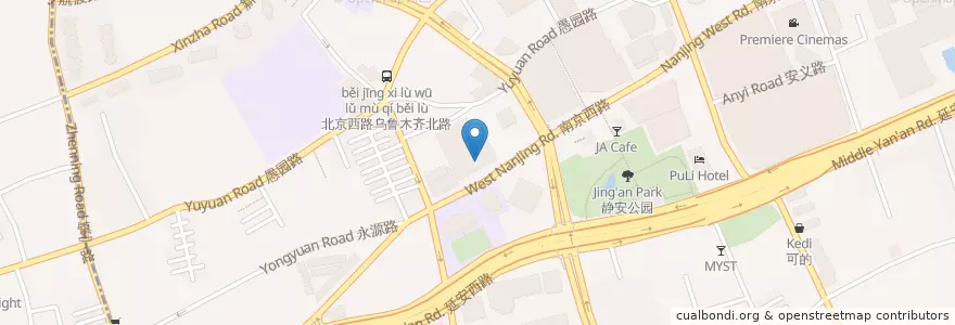 Mapa de ubicacion de Consulate General of Luxembourg in Shanghai en 中国, 上海市.