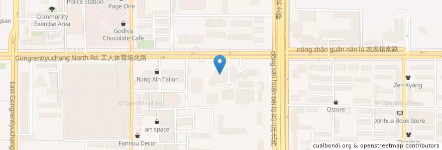Mapa de ubicacion de Ambasciata Lussemburgo en Cina, Pechino, Hebei, 朝阳区 / Chaoyang.