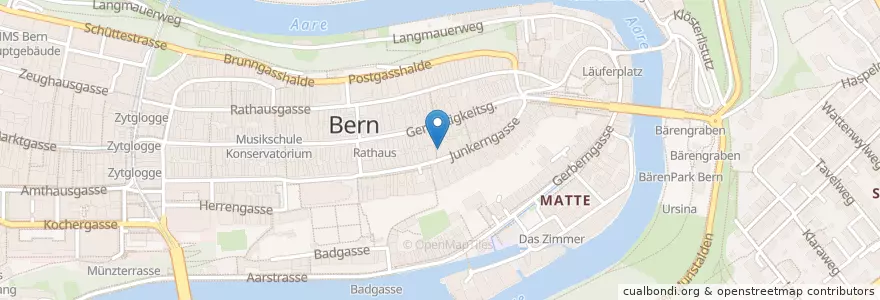 Mapa de ubicacion de Spysi en Suiza, Berna, Verwaltungsregion Bern-Mittelland, Verwaltungskreis Bern-Mittelland, Bern.