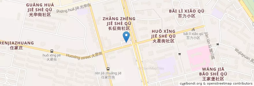 Mapa de ubicacion de China construction bank en 中国, 甘肃省, 兰州市 (Lanzhou), 敦煌路街道.