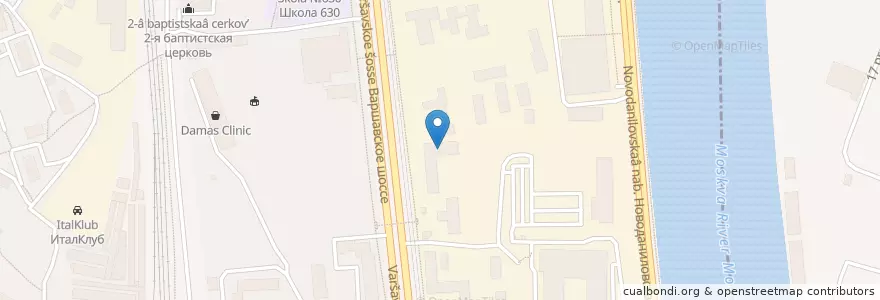 Mapa de ubicacion de Дент+ en روسیه, Центральный Федеральный Округ, Москва, Южный Административный Округ, Донской Район.