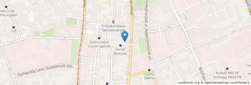Mapa de ubicacion de Кабинет психолога en Rusia, Центральный Федеральный Округ, Москва, Центральный Административный Округ, Район Замоскворечье.
