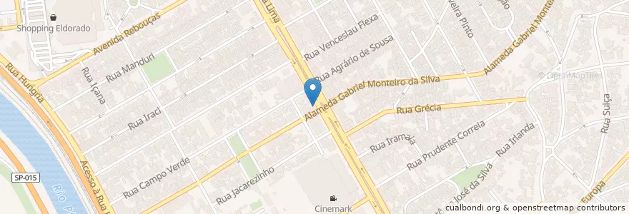 Mapa de ubicacion de Bradesco en Brezilya, Güneydoğu Bölgesi, Сан Паулу, Região Geográfica Intermediária De São Paulo, Região Metropolitana De São Paulo, Região Imediata De São Paulo, Сан Паулу.