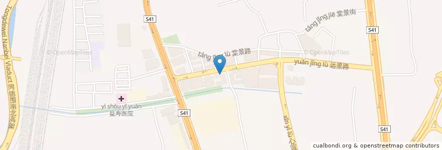 Mapa de ubicacion de Starbucks en 中国, 広東省, 広州市, 白云区.