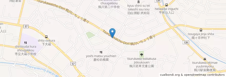 Mapa de ubicacion de たっちゃん en Japan, 東京都, 町田市.