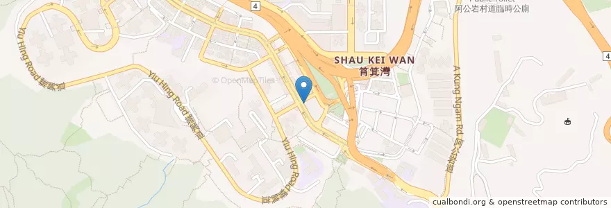 Mapa de ubicacion de 元朗新記雞粥 en Китай, Гуандун, Гонконг, Гонконг, Новые Территории, 東區 Eastern District.