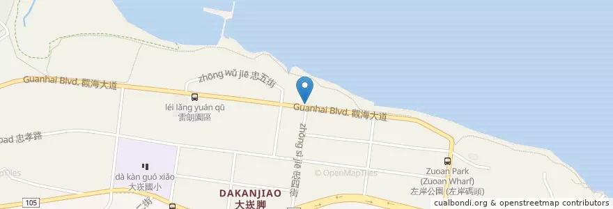 Mapa de ubicacion de 水興公 en Taiwan, Neu-Taipeh, Bali.