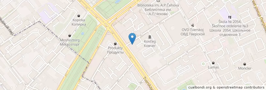 Mapa de ubicacion de Sol x Magneto en Rusland, Centraal Federaal District, Moskou, Центральный Административный Округ, Тверской Район.