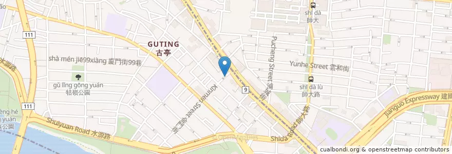 Mapa de ubicacion de Time Point en Taiwan, Neu-Taipeh, Taipeh, Zhongzheng.