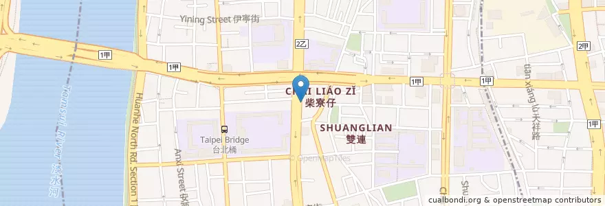 Mapa de ubicacion de Pythonism en Taiwan, Nuova Taipei, Taipei, Distretto Di Datong.