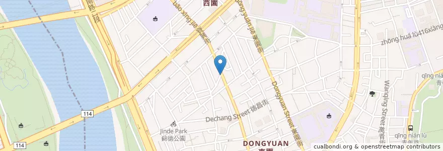 Mapa de ubicacion de Chi Burger en تایوان, 新北市, تایپه, 萬華區.
