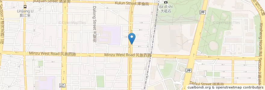 Mapa de ubicacion de 某咖啡 en Taiwan, Nuova Taipei, Taipei.