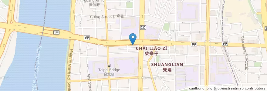 Mapa de ubicacion de 品越小館 en Taïwan, Nouveau Taipei, Taipei, 大同區.
