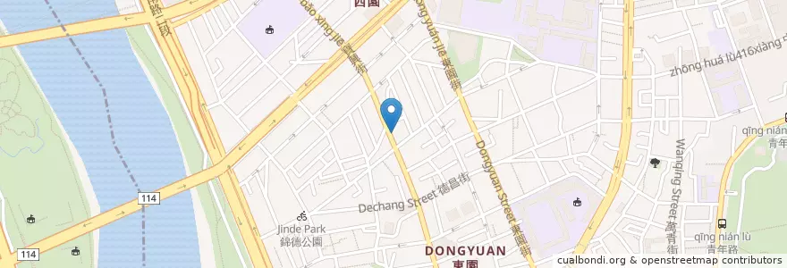 Mapa de ubicacion de 熱甜湯 en تايوان, تايبيه الجديدة, تايبيه, 萬華區.