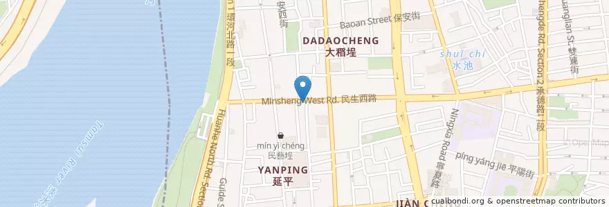 Mapa de ubicacion de Sugar Café bar en Taiwan, Nuova Taipei, Taipei.