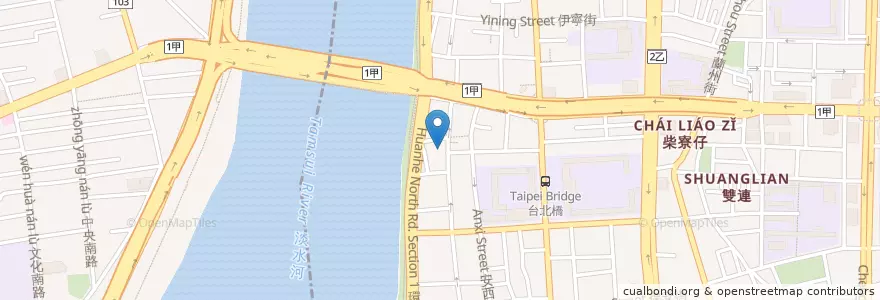 Mapa de ubicacion de D.G.Cafe en Taiwan, Nuova Taipei, Taipei.