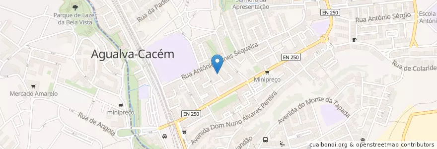 Mapa de ubicacion de Parque Agualva Shopping en البرتغال, Área Metropolitana De Lisboa, Lisboa, Grande Lisboa, Sintra, Agualva E Mira-Sintra.