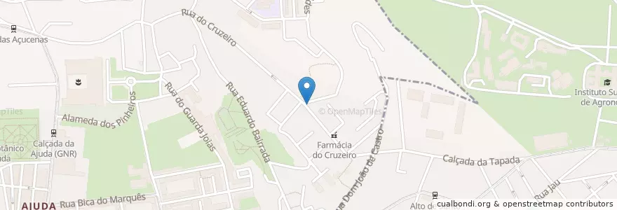 Mapa de ubicacion de Olipsio Coffee Roasters en Portugal, Área Metropolitana De Lisboa, Lisbon, Grande Lisboa, Lisbon, Ajuda, Alcântara.