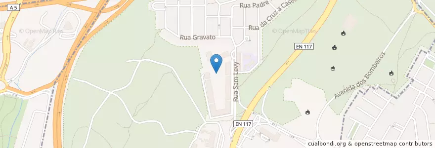 Mapa de ubicacion de Cantinho Villa Restelo en Portugal, Área Metropolitana De Lisboa, Lissabon, Grande Lisboa, Lissabon.