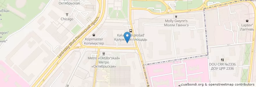 Mapa de ubicacion de Prime en Rusland, Centraal Federaal District, Moskou, Центральный Административный Округ, Район Якиманка.