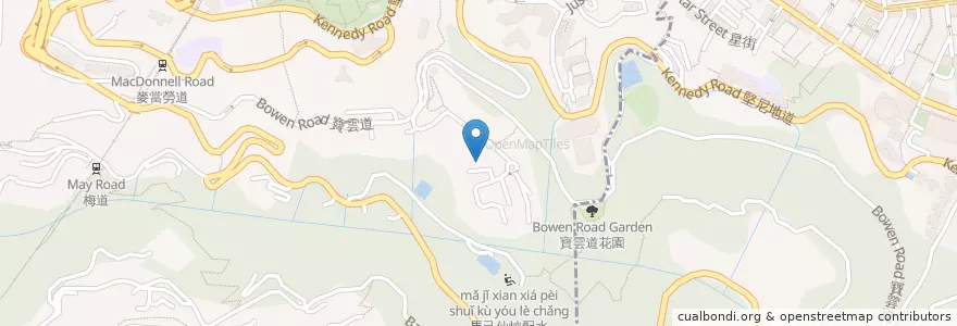 Mapa de ubicacion de 港島中學 Island School en 中国, 广东省, 香港 Hong Kong, 香港島 Hong Kong Island, 新界 New Territories, 中西區 Central And Western District.