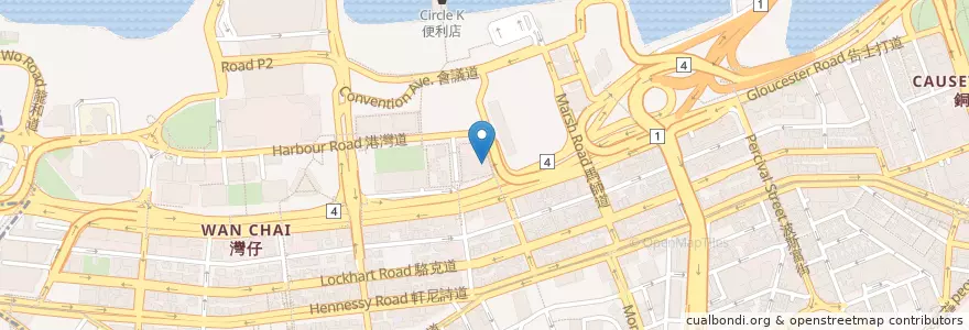 Mapa de ubicacion de 吉野家 Yoshinoya en China, Cantão, Hong Kong, Ilha De Hong Kong, Novos Territórios, 灣仔區 Wan Chai District.