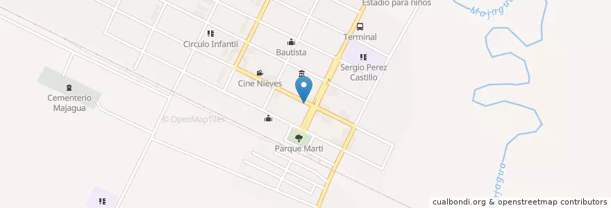 Mapa de ubicacion de CADECA en Cuba, Ciego De Avila, Majagua.