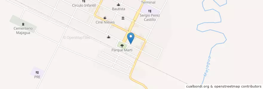 Mapa de ubicacion de La Sombrillita en 쿠바, Ciego De Ávila, Majagua.