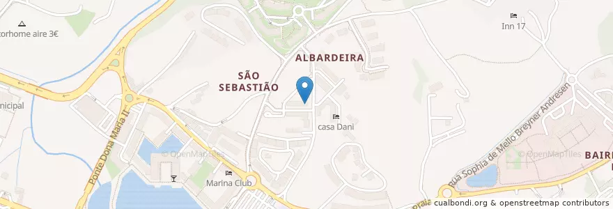 Mapa de ubicacion de Bellitalia en Portekiz, Algarve, Algarve, Faro, Lagos, São Gonçalo De Lagos.