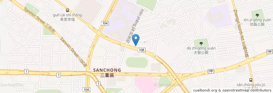 Mapa de ubicacion de 一番亭涮涮鍋 en 臺灣, 新北市.