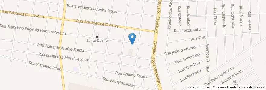 Mapa de ubicacion de Cervejaria Oner en 브라질, 남부지방, 파라나, Região Geográfica Intermediária De Curitiba, Região Metropolitana De Curitiba, Microrregião De Curitiba, Pinhais.
