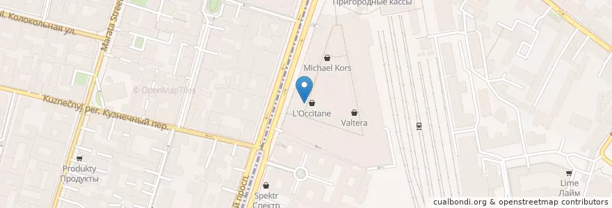 Mapa de ubicacion de Black Star Burger en Rusia, Северо-Западный Федеральный Округ, Óblast De Leningrado, San Petersburgo, Центральный Район, Округ Лиговка-Ямская.