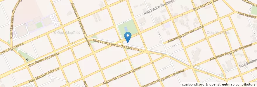 Mapa de ubicacion de Saint Patrick Pub en Brazilië, Regio Zuid, Paraná, Região Geográfica Intermediária De Curitiba, Região Metropolitana De Curitiba, Microrregião De Curitiba, Curitiba.