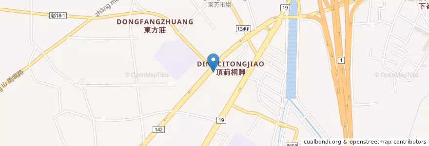 Mapa de ubicacion de 福懋加油站 en Taïwan, Province De Taïwan, Comté De Changhua, Changhua.