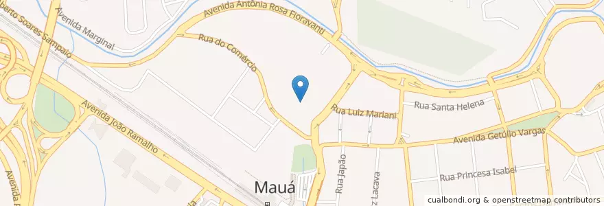 Mapa de ubicacion de Bob's en 巴西, 东南部, 圣保罗, Região Geográfica Intermediária De São Paulo, Região Metropolitana De São Paulo, Região Imediata De São Paulo, Mauá.
