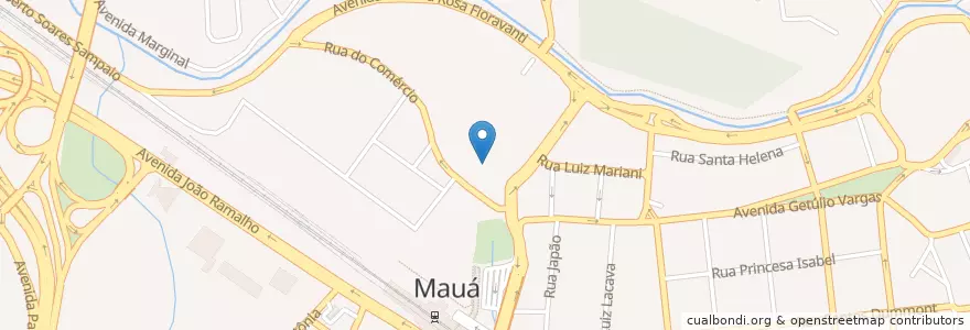 Mapa de ubicacion de Divino Fogão en Brezilya, Güneydoğu Bölgesi, Сан Паулу, Região Geográfica Intermediária De São Paulo, Região Metropolitana De São Paulo, Região Imediata De São Paulo, Mauá.