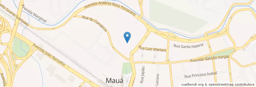 Mapa de ubicacion de McDonald's en Brezilya, Güneydoğu Bölgesi, Сан Паулу, Região Geográfica Intermediária De São Paulo, Região Metropolitana De São Paulo, Região Imediata De São Paulo, Mauá.