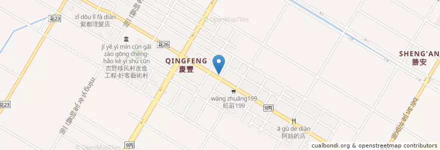 Mapa de ubicacion de 勇伯的店 en تایوان, 臺灣省, هوالاین, 吉安鄉.