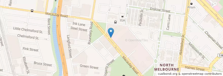 Mapa de ubicacion de ACE Parking - Arden Gardens en Австралия, Виктория, City Of Melbourne.