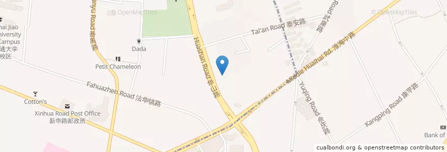 Mapa de ubicacion de Su Ren - Veg Inn en 중국, 상하이, 창닝구.
